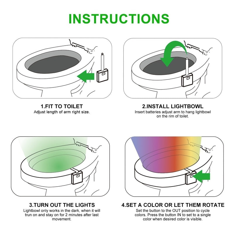 Toilet Night LED Light Ambijentalno svjetlo